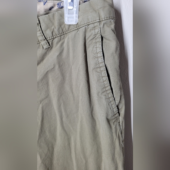 Poletti khaki cotton trousers - slim fit vintage sz 32 - Picture 4 of 13
